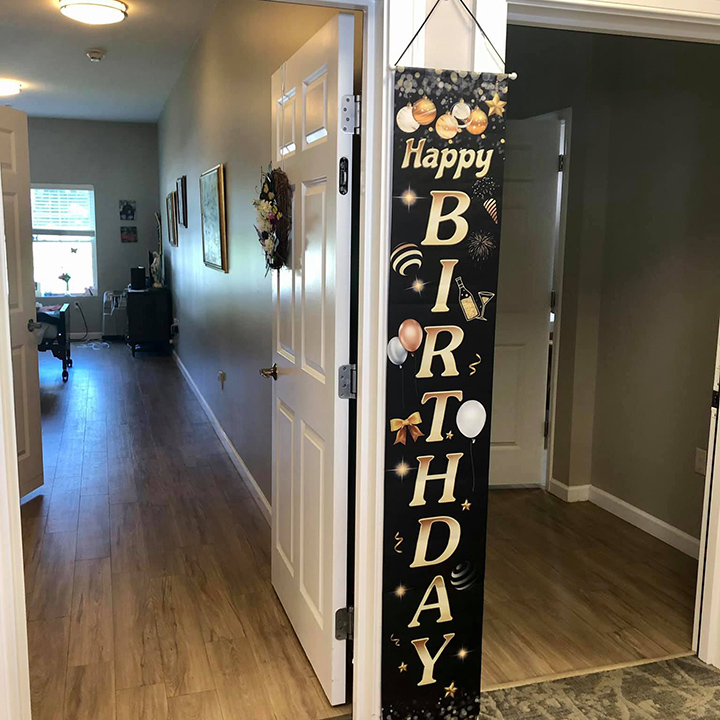 birthday door decoration
